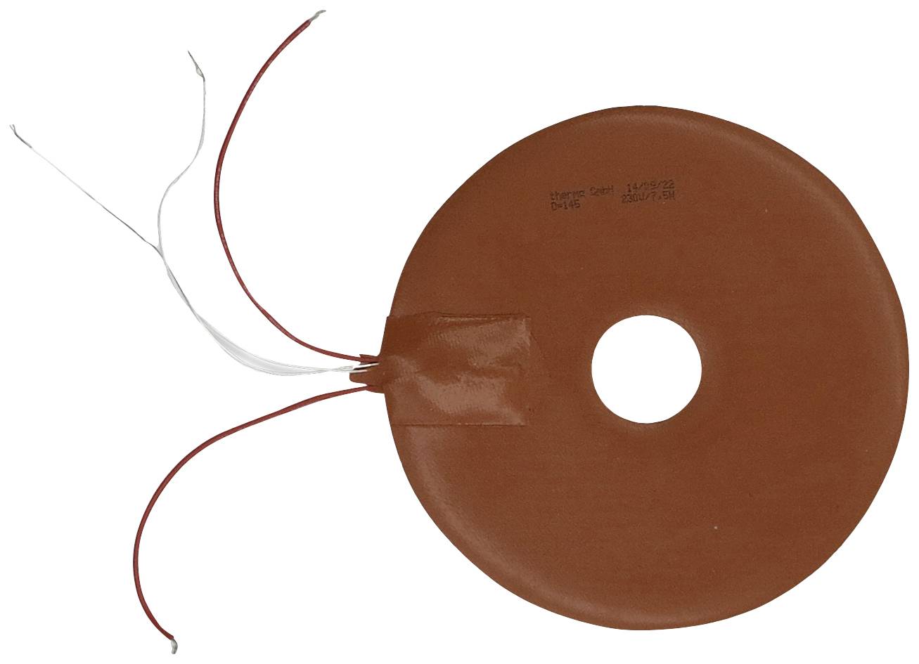 Thermo TECH silicone Feuille chauffante 230 V/AC, 230 V/DC 7.5 W Indice de protection IPX7 (Ø) 145 mm