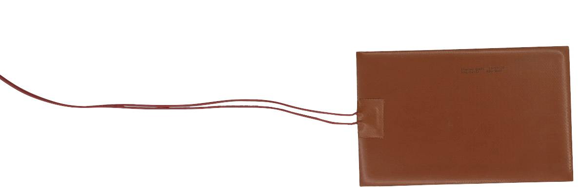 Thermo TECH silicone Feuille chauffante renforcé de fibres de verre, piste chauffante gravée 48 V/AC, 48 V/DC 300 W Indice de