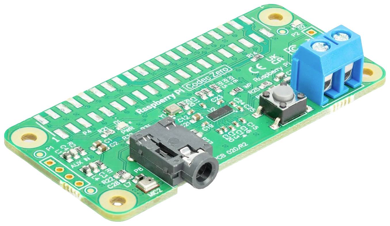 Raspberry Pi® IQaudio Codec Zero Carte son pour Raspberry Pi®