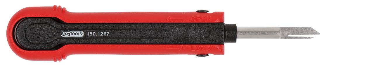 Outil de déverrouillage pour douilles à fiche plate 6,3 mm (GHW 6,3) KS Tools 150.1267