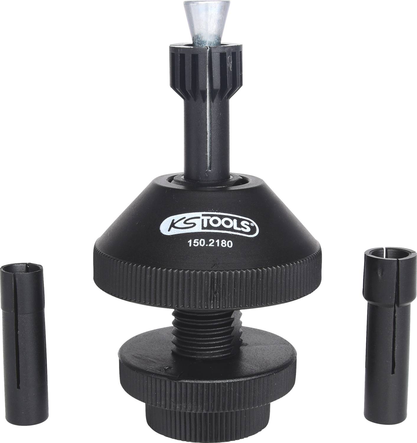 Outil de coupe-tuyau d'échappement KS Tools avec deux lames de rechange. Un outil destiné à couper les tuyaux d'échappement.