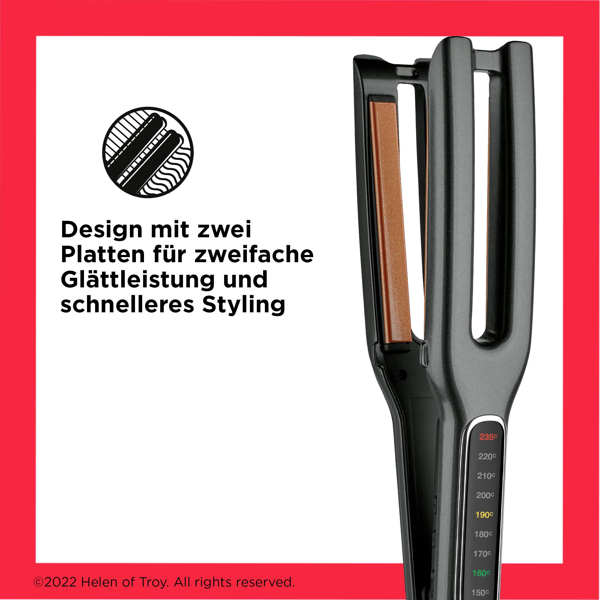Revlon Double Straight Fer à lisser noir