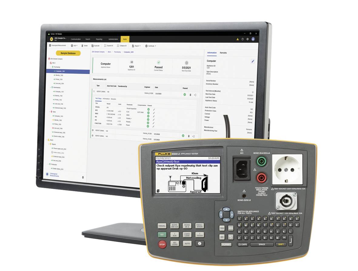 Fluke 6500-2 DE KIT 2 Set de testeurs d'appareils