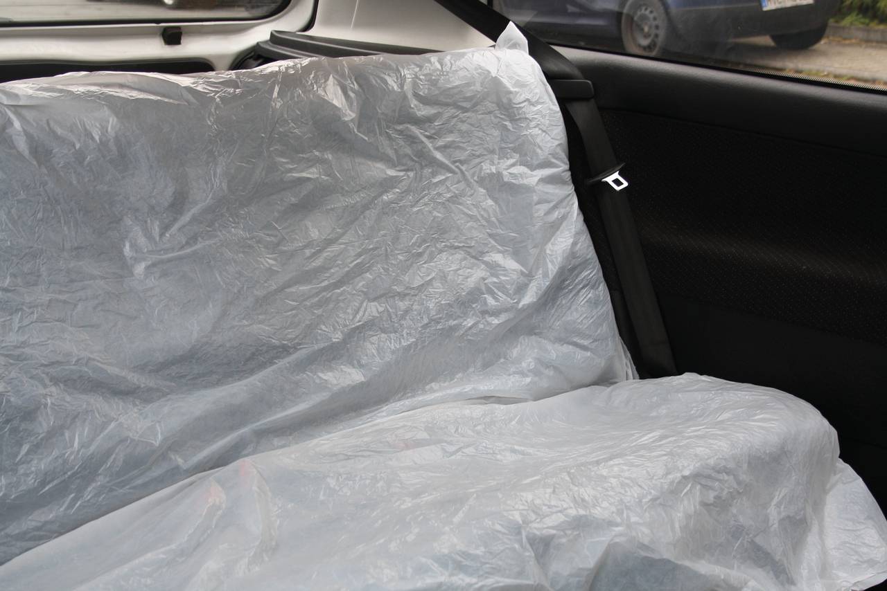 KS Tools 500.8084 Protège-siège double jetable Polyéthylène