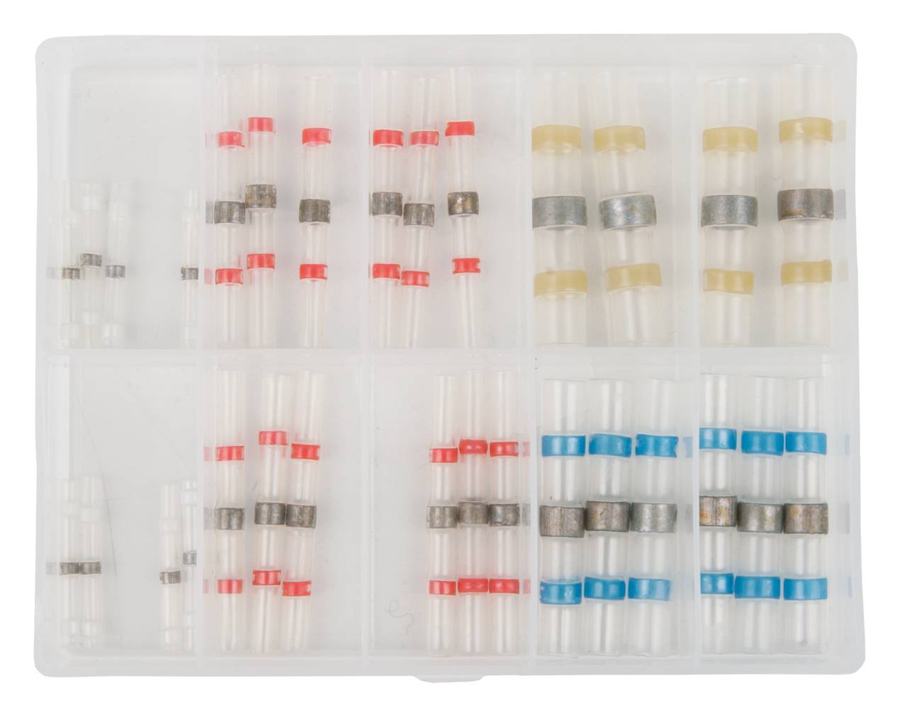 KS Tools 970.0720 Assortiment de cosses à sertir 0.25 mm² 6 mm² blanc, rouge, bleu, jaune 30 parties