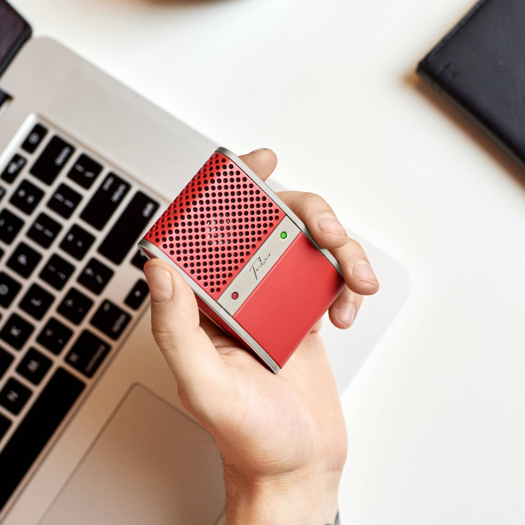 Tula Microphones Tula Mic Sur pied Micro USB Type de transmission (détails):sans fil, USB pied USB-C®, casque (jack 3,5 mm) sans
