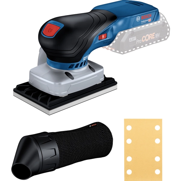 Bosch Professional GSS 18V-13 06019L0100 Ponceuse vibrante sans fil sans batterie, sans chargeur 18 V 80 x 130 mm Nombre d’accus Bosch Professional GSS 18V-13 06019L0100 Ponceuse vibrante sans fil sans batterie, sans chargeur 18 V 80 x 130 mm Nombre d’accus