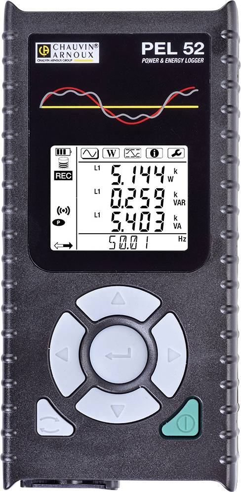 Chauvin Arnoux PEL 52 Analyseur de réseau monophasé avec fonction enregistreur