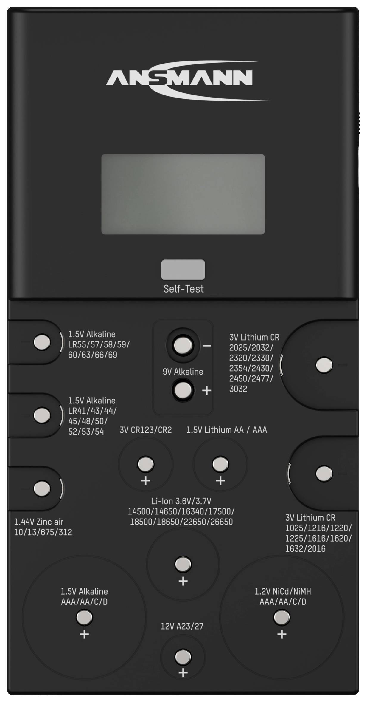 Ansmann Testeur de piles Energy Check LCD 1900-0100