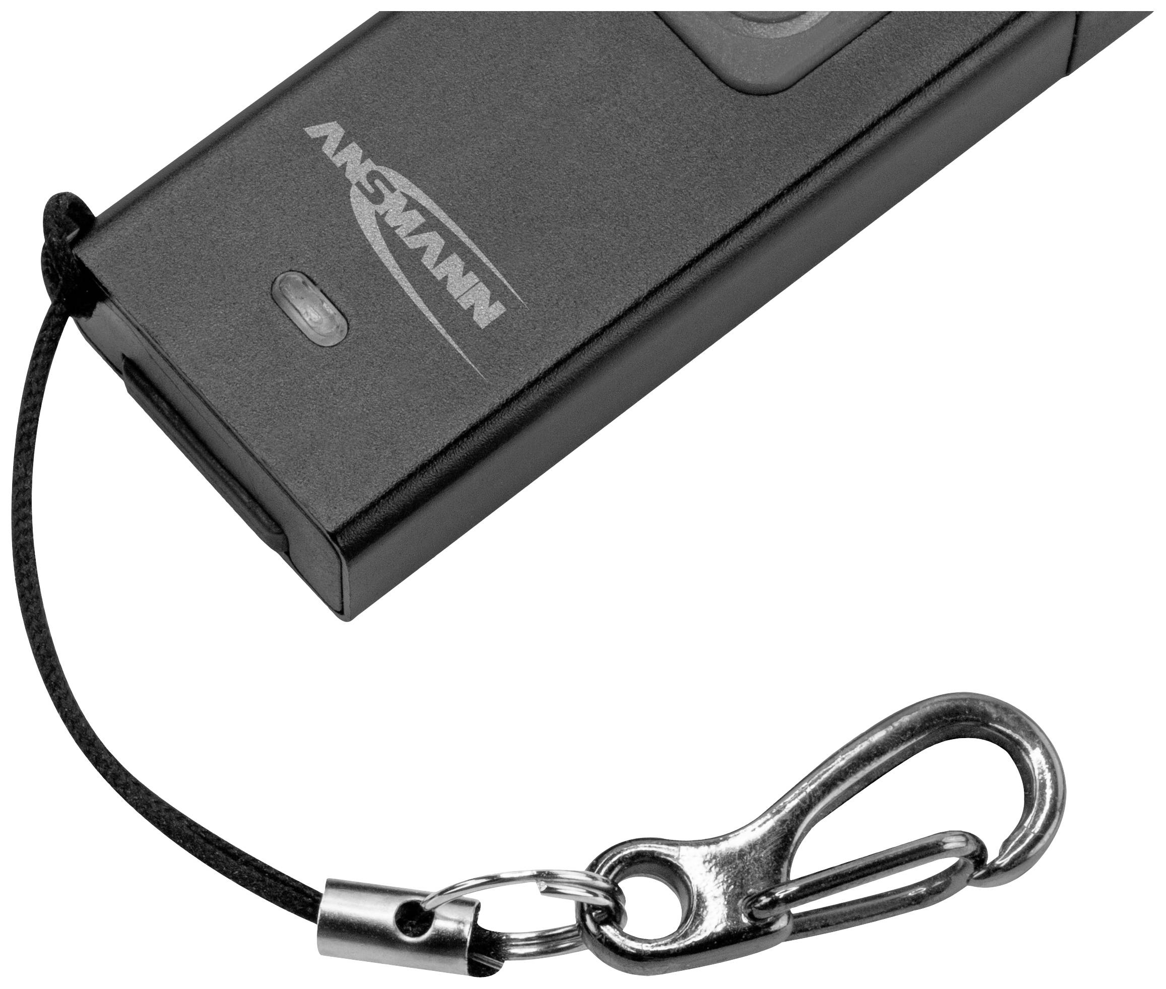 Lampe porte-clés Ansmann KL80R LED à batterie 80 lm 18 g