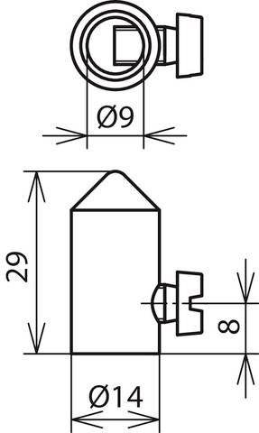 DEHN 110017 FS 8 MSGALCU Pointe de capture 1 pc(s)