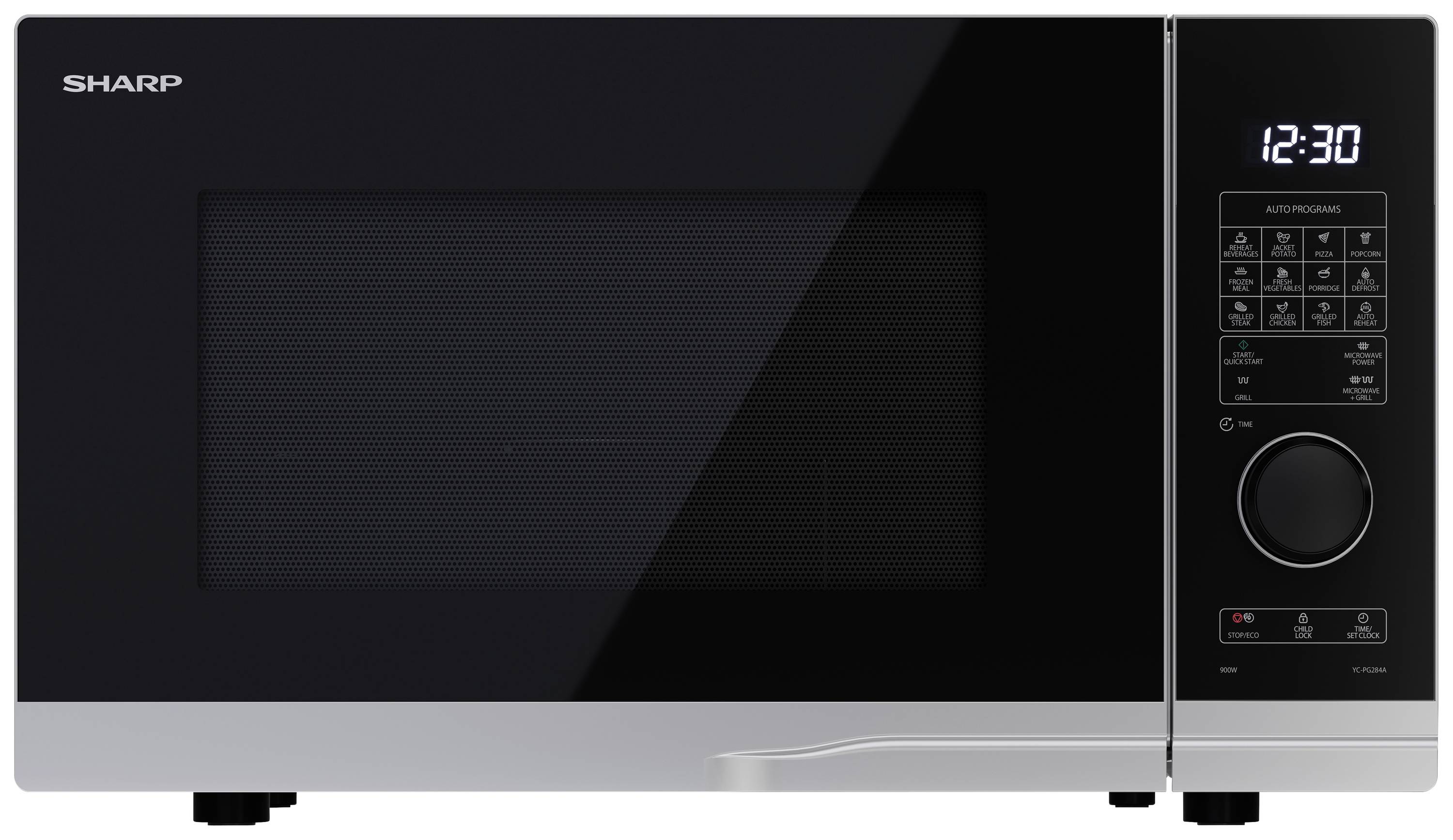 Sharp YC-PG284AE-S Micro-ondes argent 900 W