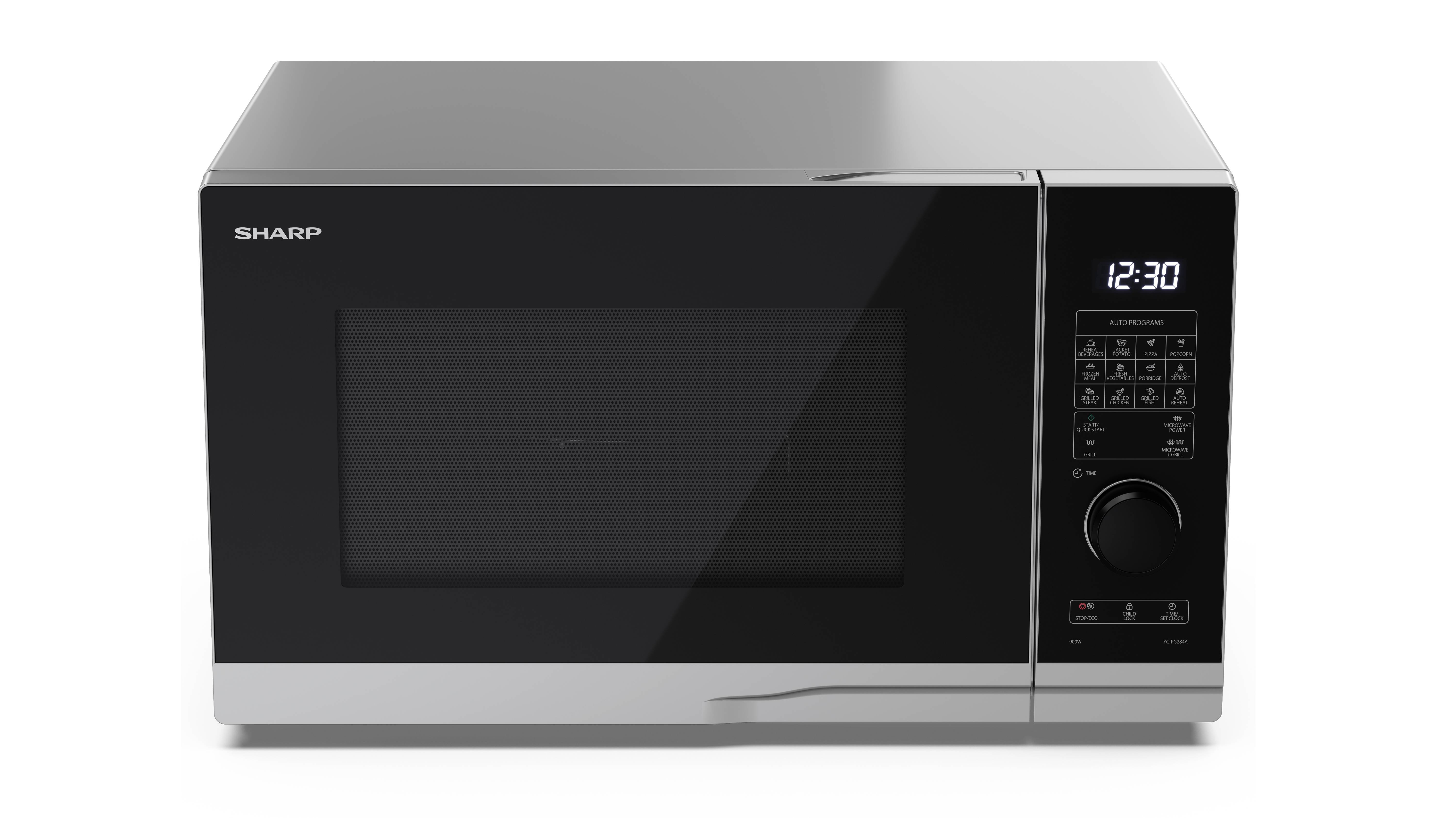 Sharp YC-PG284AE-S Micro-ondes argent 900 W