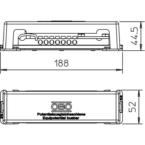 OBO Bettermann 5015073 1809 Liaison équipotentielle 1 pc(s) OBO Bettermann 5015073 1809 Liaison équipotentielle 1 pc(s)