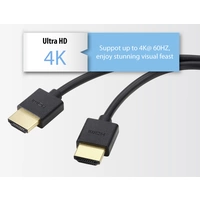 SpeaKa Professional HDMI Câble de raccordement Fiche mâle HDMI-A, Fiche mâle HDMI-A 2.00 m noir 8K UHD, flexible Câble HDMI SpeaKa Professional HDMI Câble de raccordement Fiche mâle HDMI-A, Fiche mâle HDMI-A 2.00 m noir 8K UHD, flexible Câble HDMI