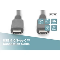 Digitus Câble USB USB 3.2 Gen2 (USB 3.1 Gen2), USB 3.2 Gen2x2, USB 3.2 Gen1 (USB 3.0) USB-C®, USB-C® mâle 0.80 m noir flexible Digitus Câble USB USB 3.2 Gen2 (USB 3.1 Gen2), USB 3.2 Gen2x2, USB 3.2 Gen1 (USB 3.0) USB-C®, USB-C® mâle 0.80 m noir flexible