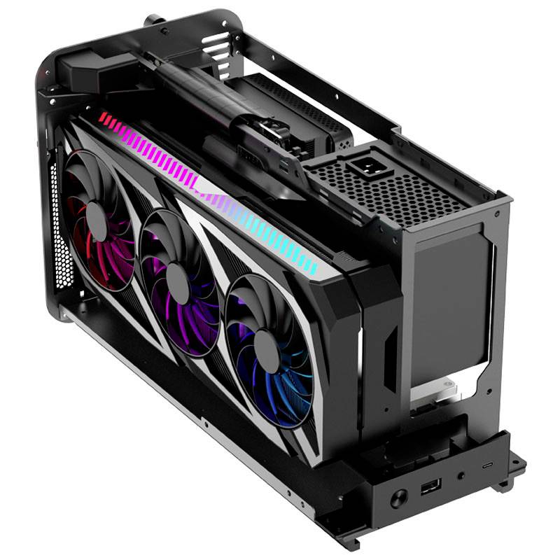 mini-tour Jonsbo V11 Boîtier, Boîtier gaming noir