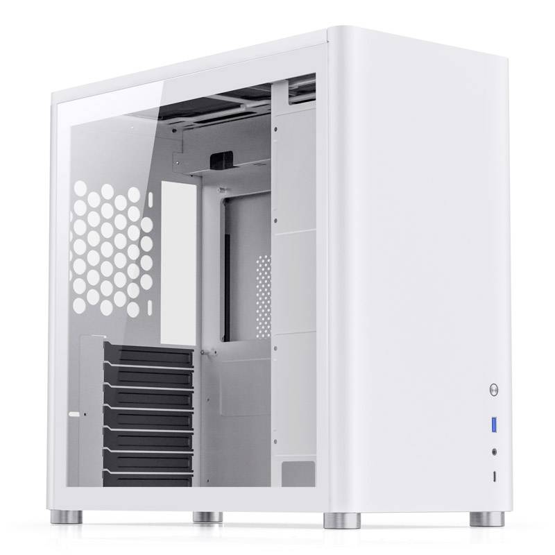 Tour midi Jonsbo D40 Boîtier, Boîtier gaming blanc
