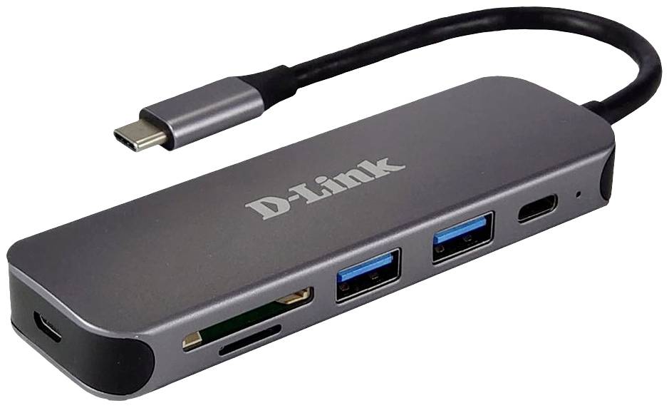 Hub Multiport USB-C® (USB 3.1) D-Link DUB-2325/E 5 ports anthracite