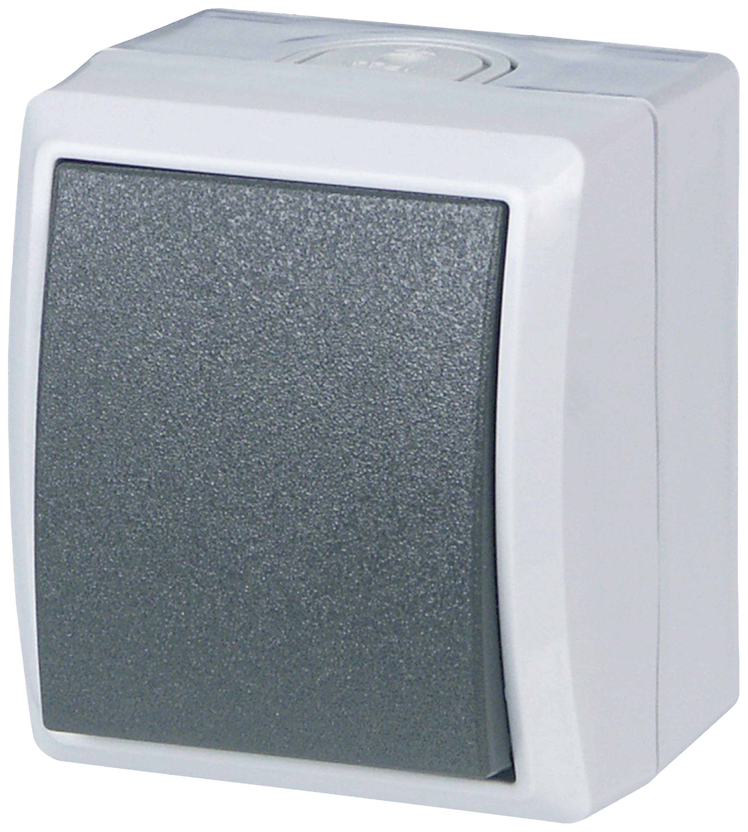 REV complet Interrupteur, Interrupteur va-et-vient AquaForm gris clair 0511581777 1 pc(s)