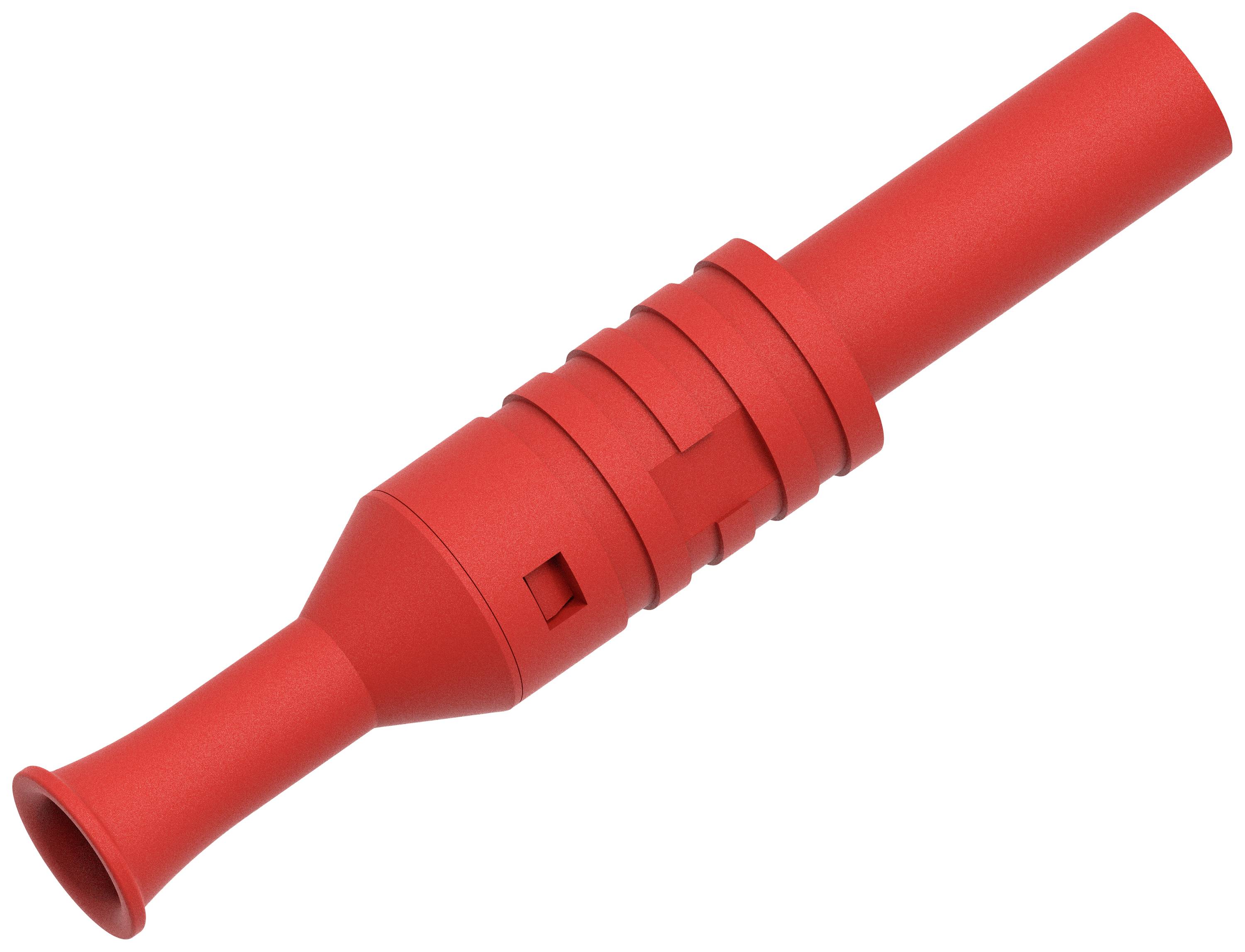 Electro PJP 1065-CD1-R Fiche mâle de laboratoire Ø de la broche: 4 mm rouge 1 pc(s)