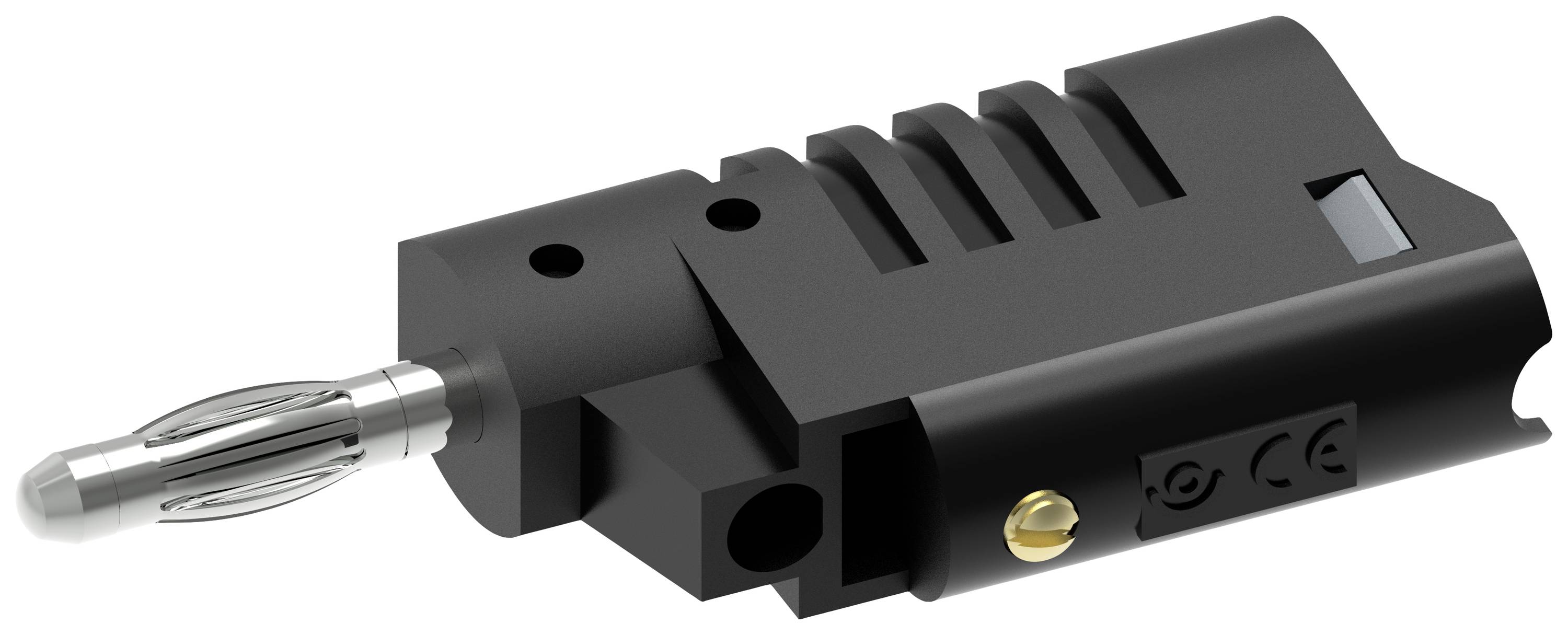 Electro PJP 1080-CD1-N Fiche banane mâle, droit Ø de la broche: 4 mm noir 1 pc(s)