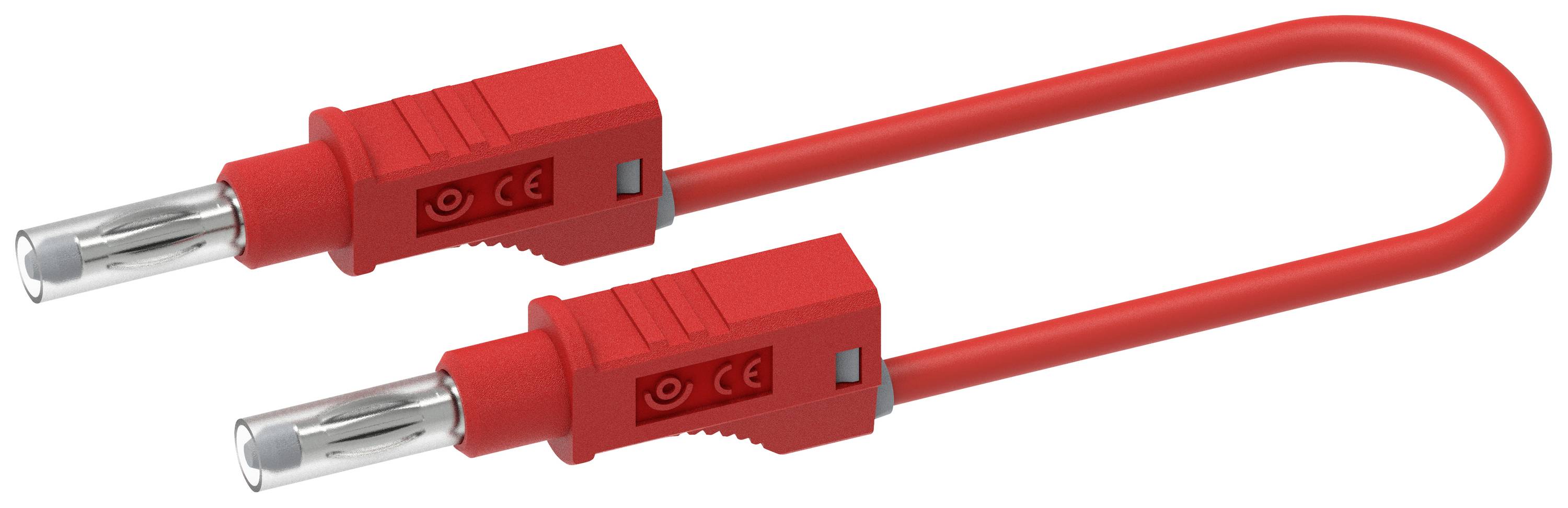 Electro PJP 2217/600V-CD1-50R Cordon de mesure banane mâle banane mâle 0.50 m rouge 1 pc(s)