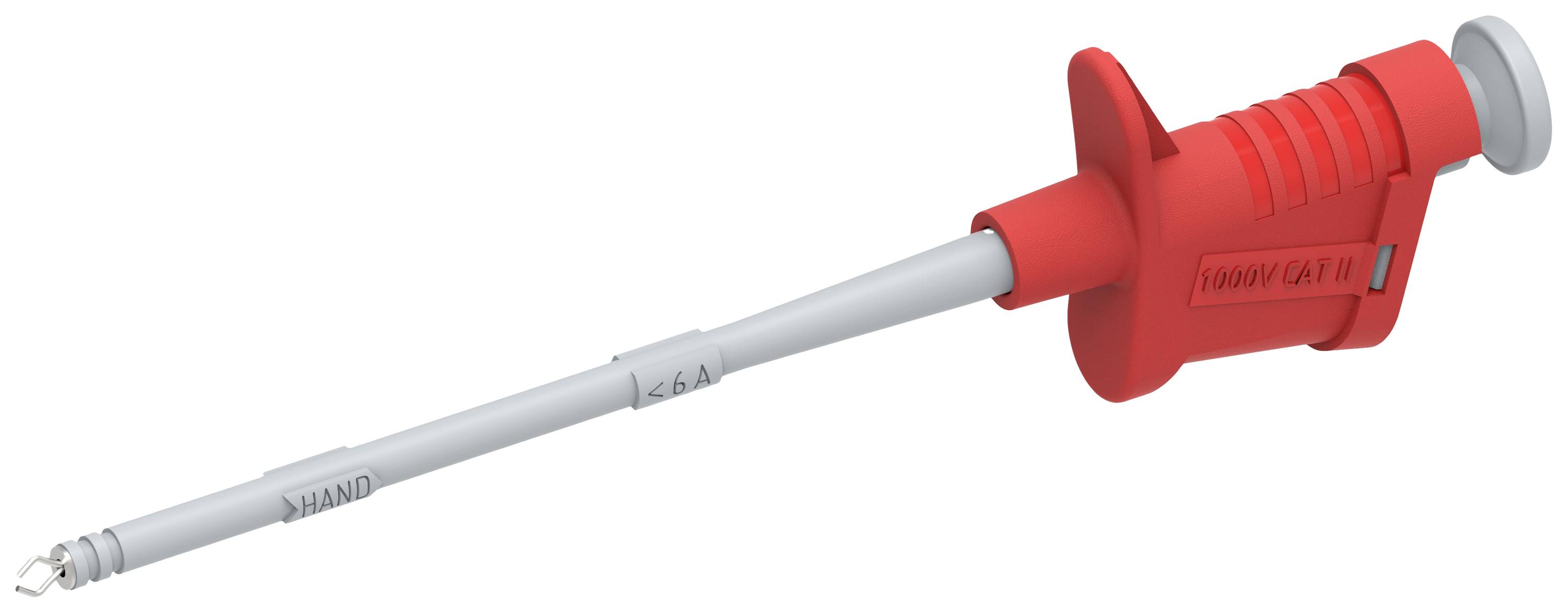 Electro PJP 6005-IEC-CD1-R Pointe de touche CAT II 1000 V rouge