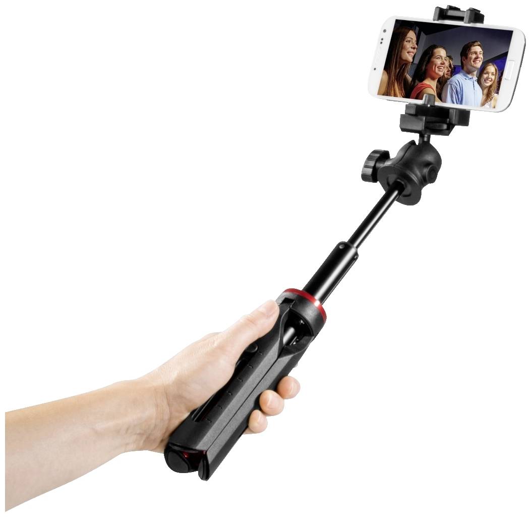 Hama Solid III, 80B Support pour téléphone portable noir/rouge
