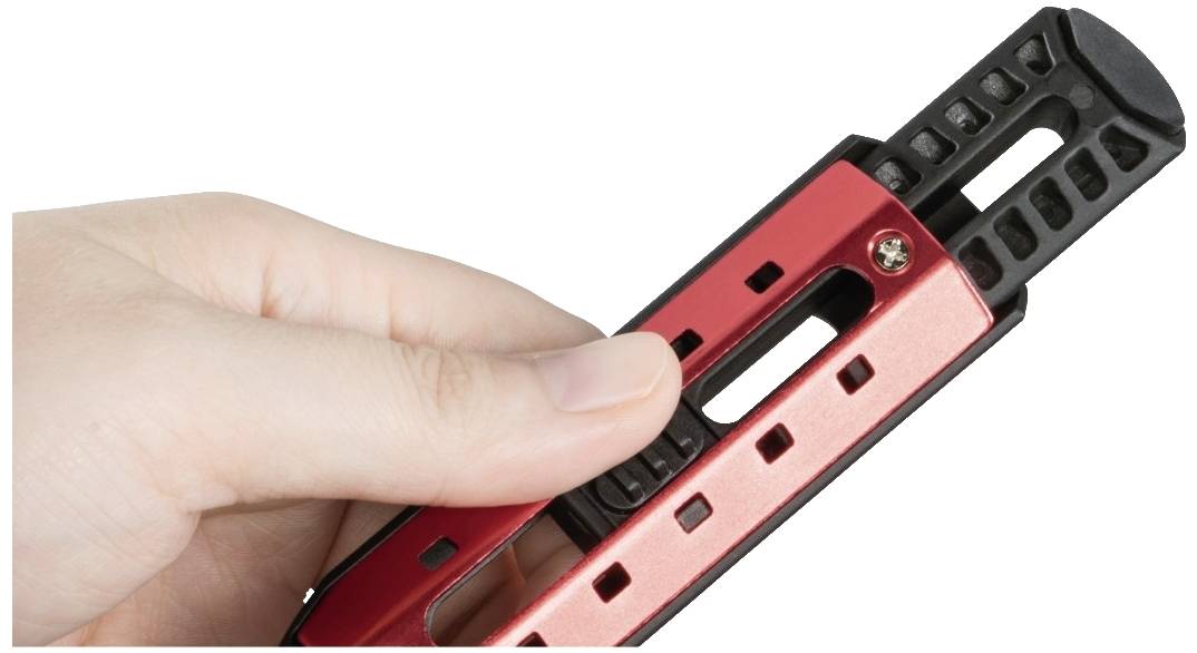 Hama Solid III, 80B Support pour téléphone portable noir/rouge