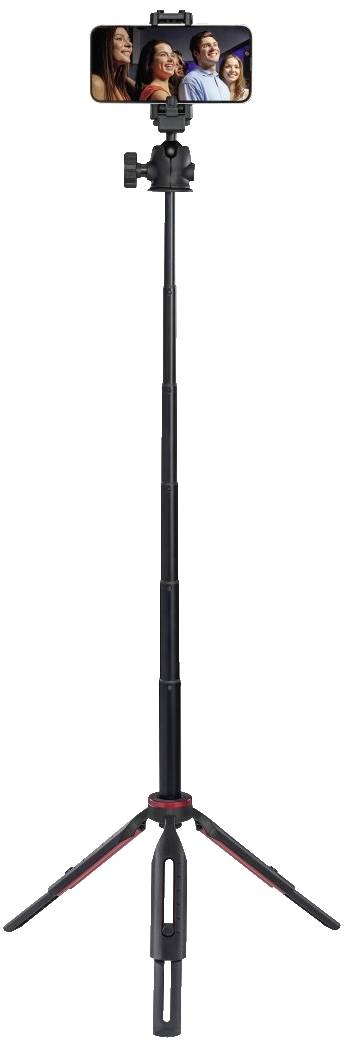 Hama Solid III, 80B Support pour téléphone portable noir/rouge