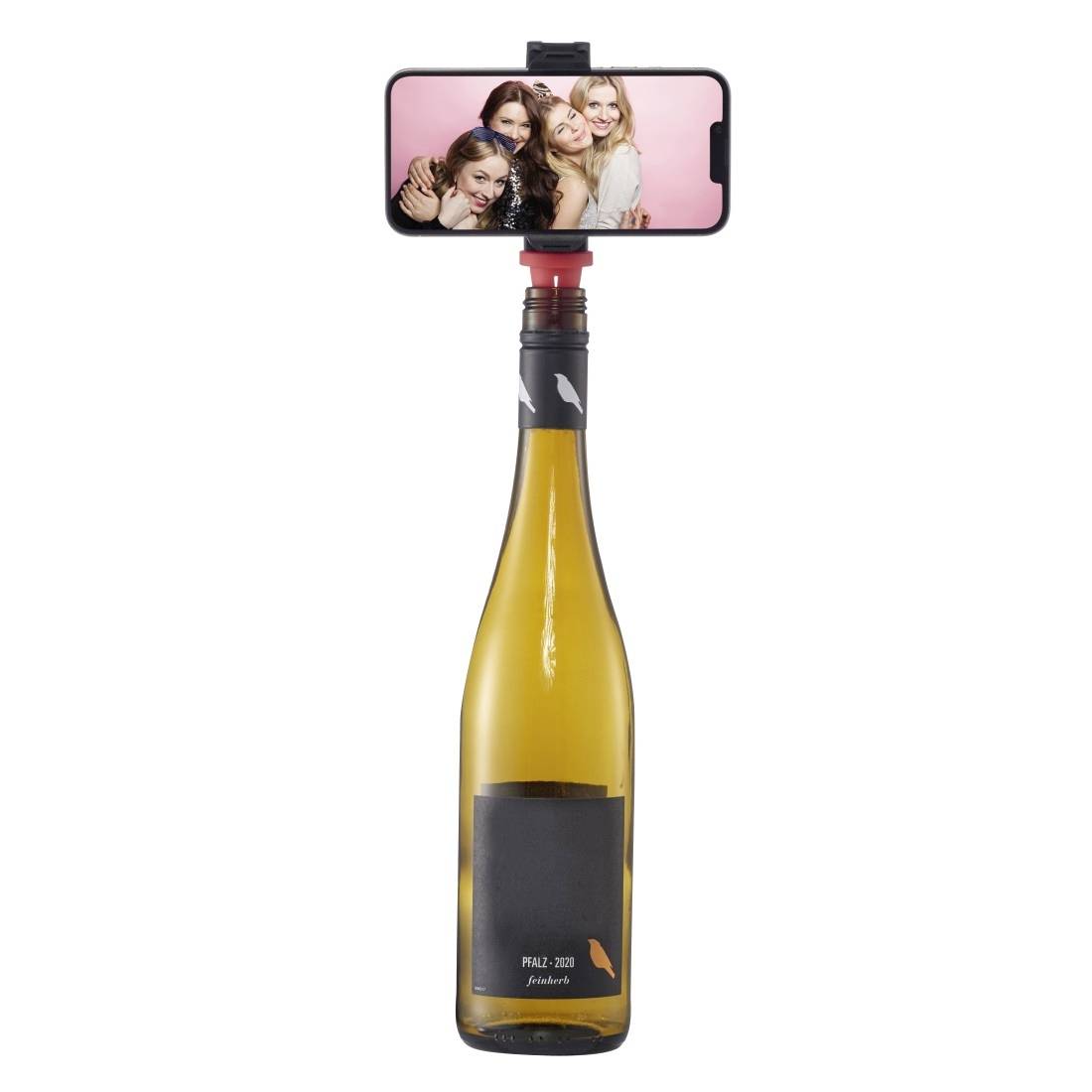 Hama Bottle Pod Fun Support pour téléphone portable noir/rouge