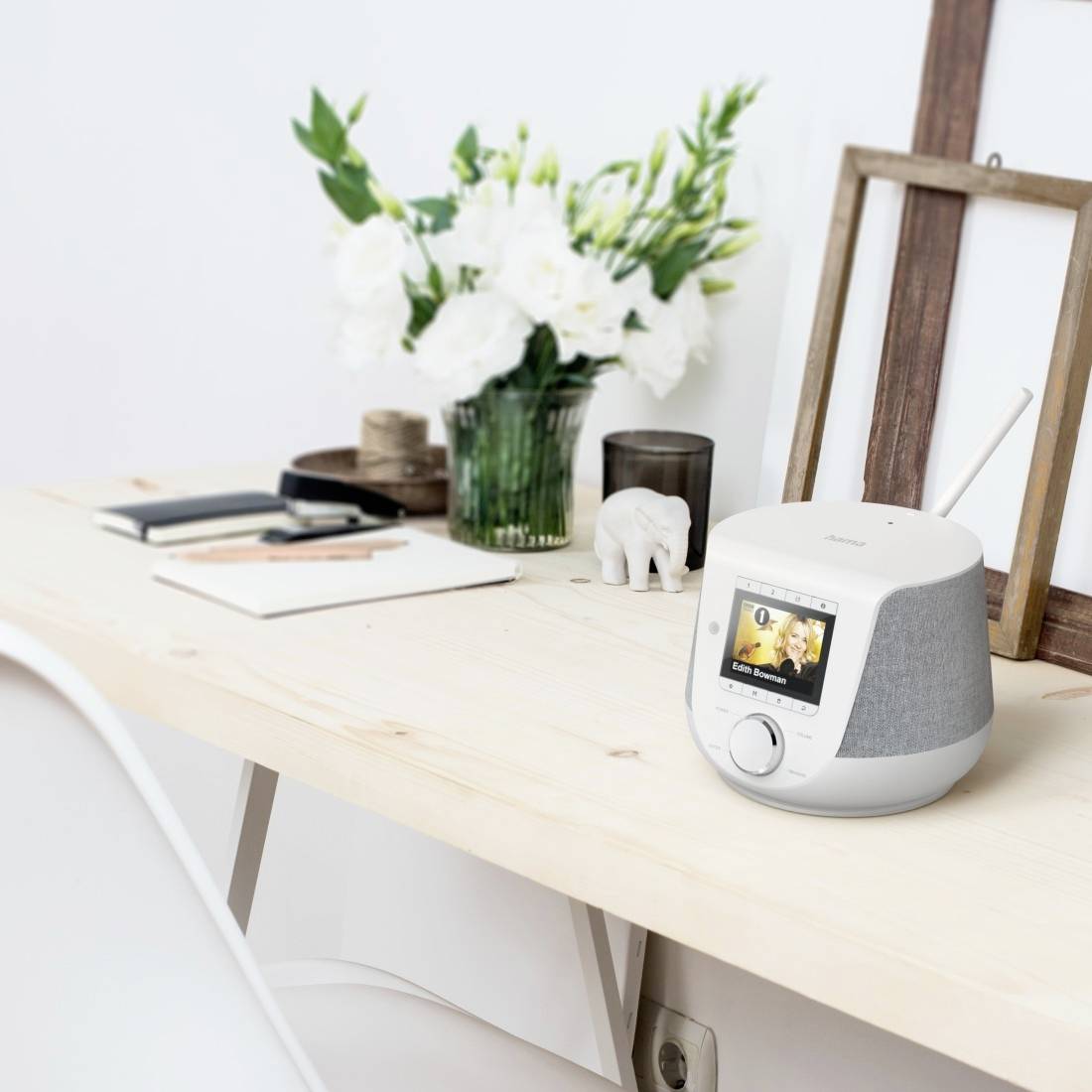 Hama DIR3200SBT Radio de table Internet, DAB+, DAB, FM Bluetooth, USB, WiFi, radio internet blanc
