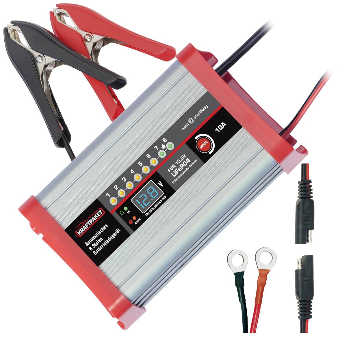 Dino KRAFTPAKET LifePo4 10A 136341 Chargeur 12 V