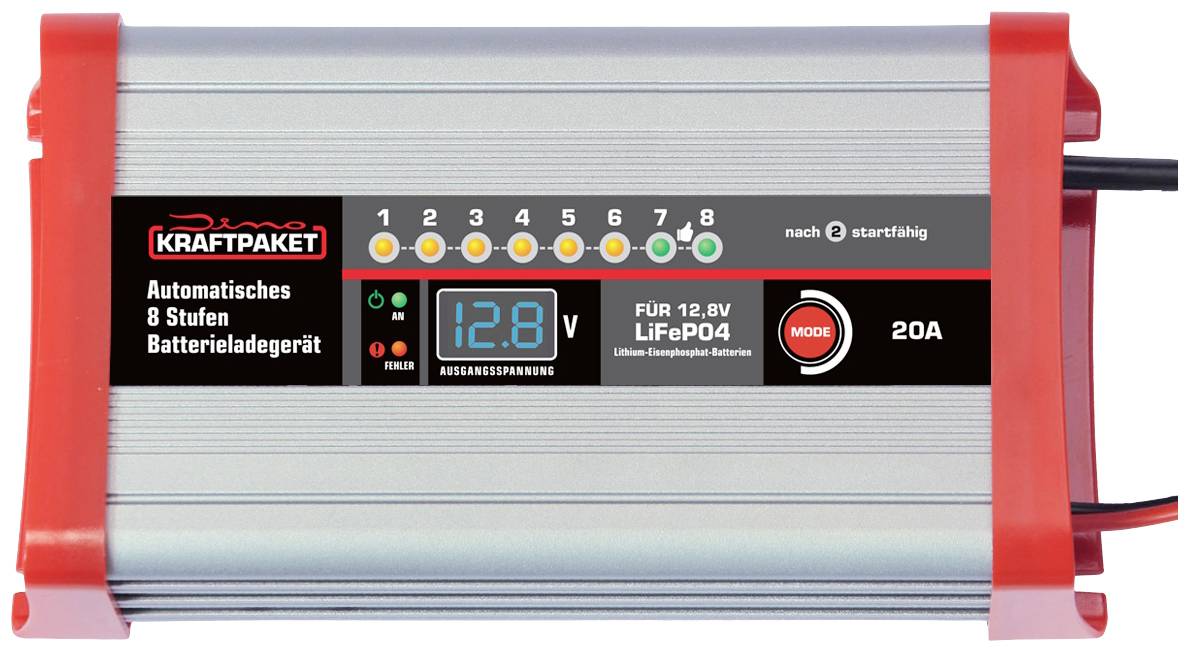 Dino KRAFTPAKET LifePo4 20A 136342 Chargeur 12 V