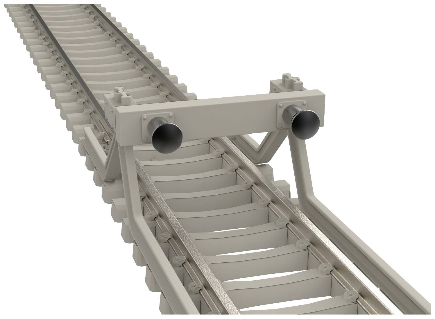 T14503 (N) Voie Minitrix droit, Traverse en béton 17.5 mm 10 pc(s)