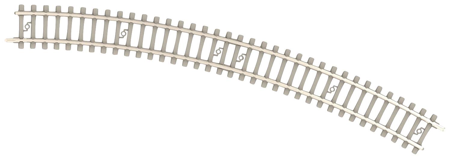 T14520 (N) Voie Minitrix Traverse en béton, Courbe 30 ° 10 pc(s)