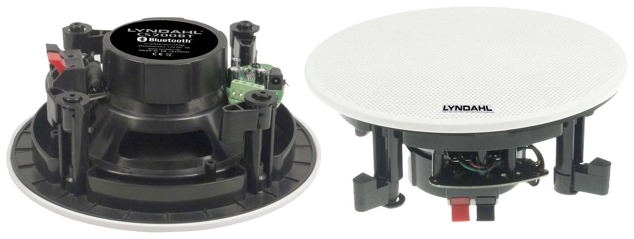 Lyndahl 2202LYNCS20BT Haut-parleur coaxial 2 voies à encastrer 8 Ω blanc 1 pc(s)