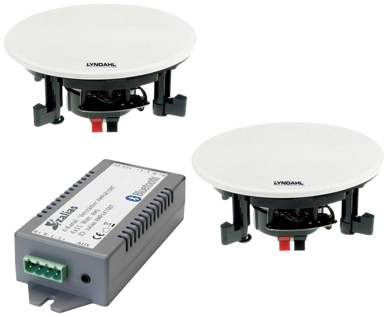 Lyndahl 2202LYNCS20S1 Set de haut-parleurs 2 voies à encastrer 8 Ω blanc 1 set