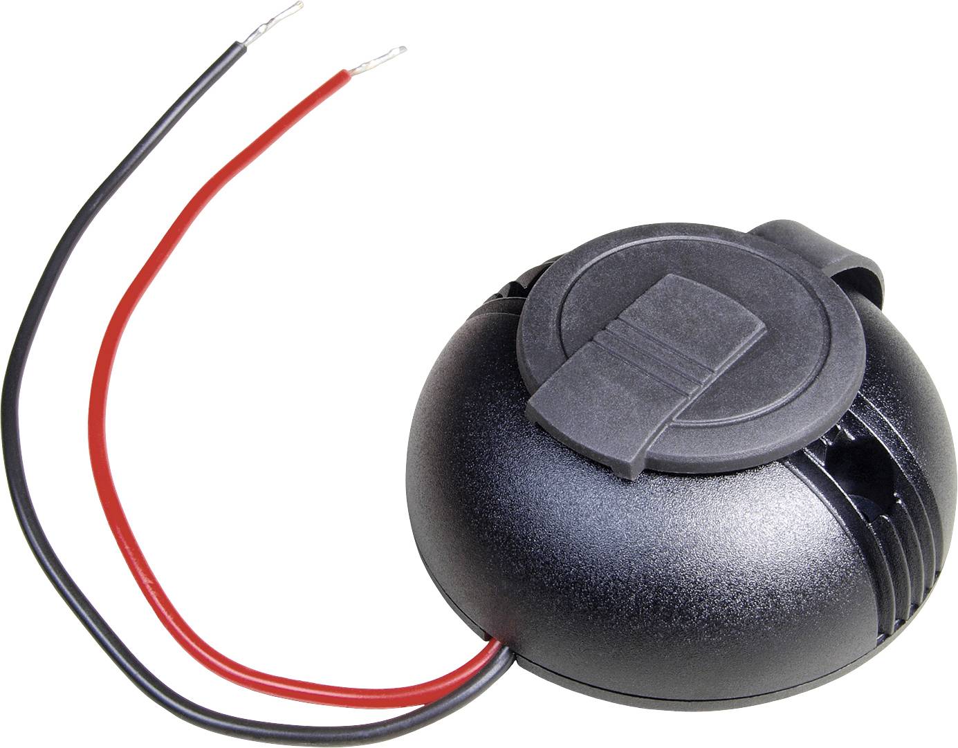 ProCar Alimentation ronde USB-C/A double prise avec couvercle Charge de courant max=5 A 12 V, 24 V