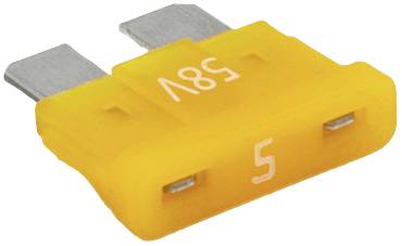 Hansor ATP-M05 Fusible plat standard pour voiture 5 A orange