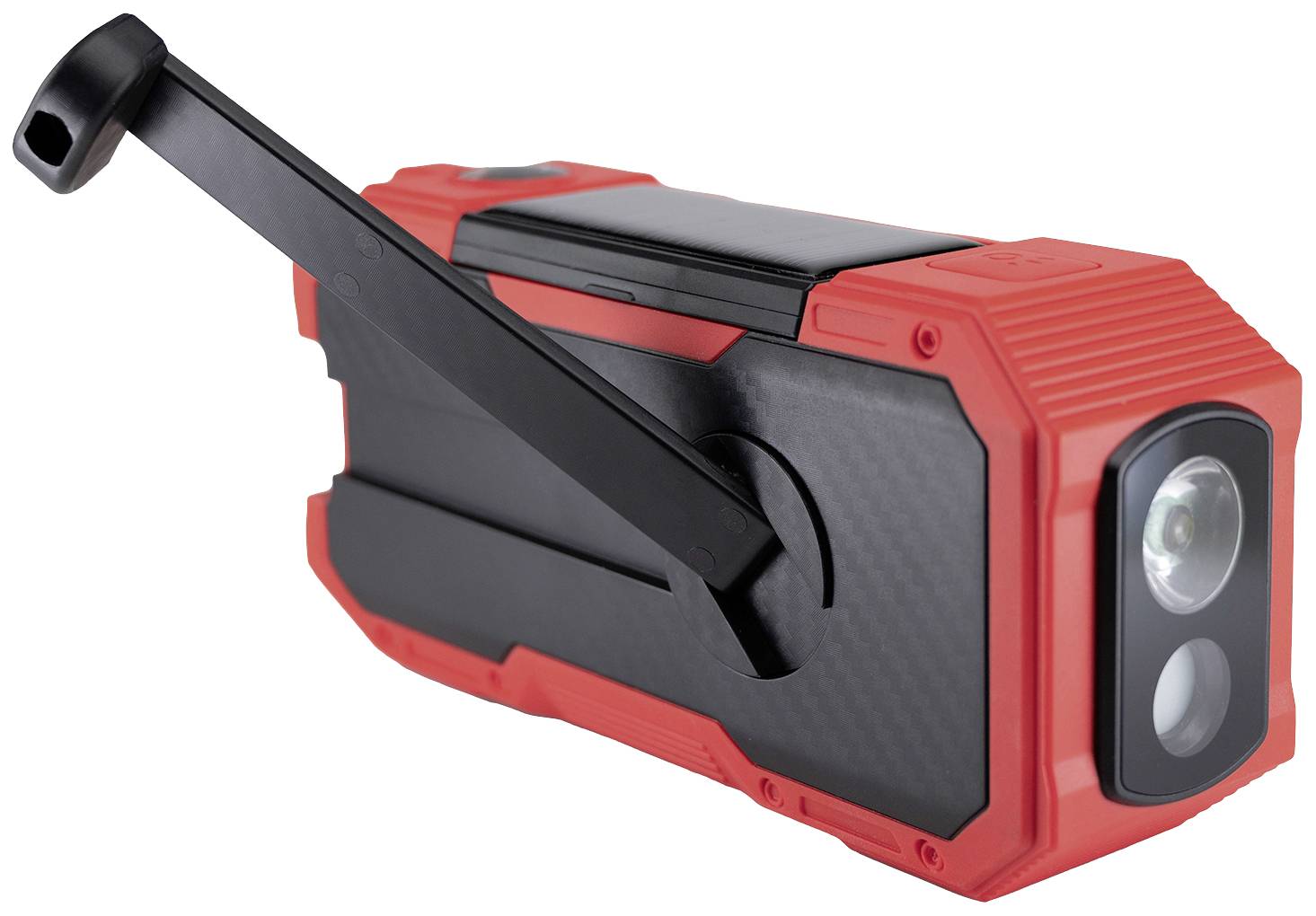 Albrecht DR 112 Radio d'extérieur DAB+, FM radio d'urgence, USB, Bluetooth fonction de charge de la batterie, manivelle, panneau