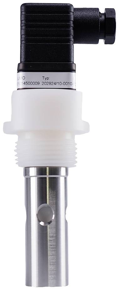 Capteur industriel avec câble de connexion et sonde métallique pour mesurer des propriétés physiques telles que la température ou la pression.