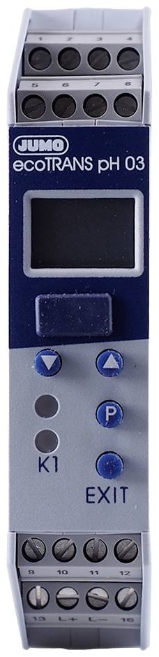 Jumo Transmetteur/commutateur pour valeur pH/tension et température redox, relais, configuration 00508664