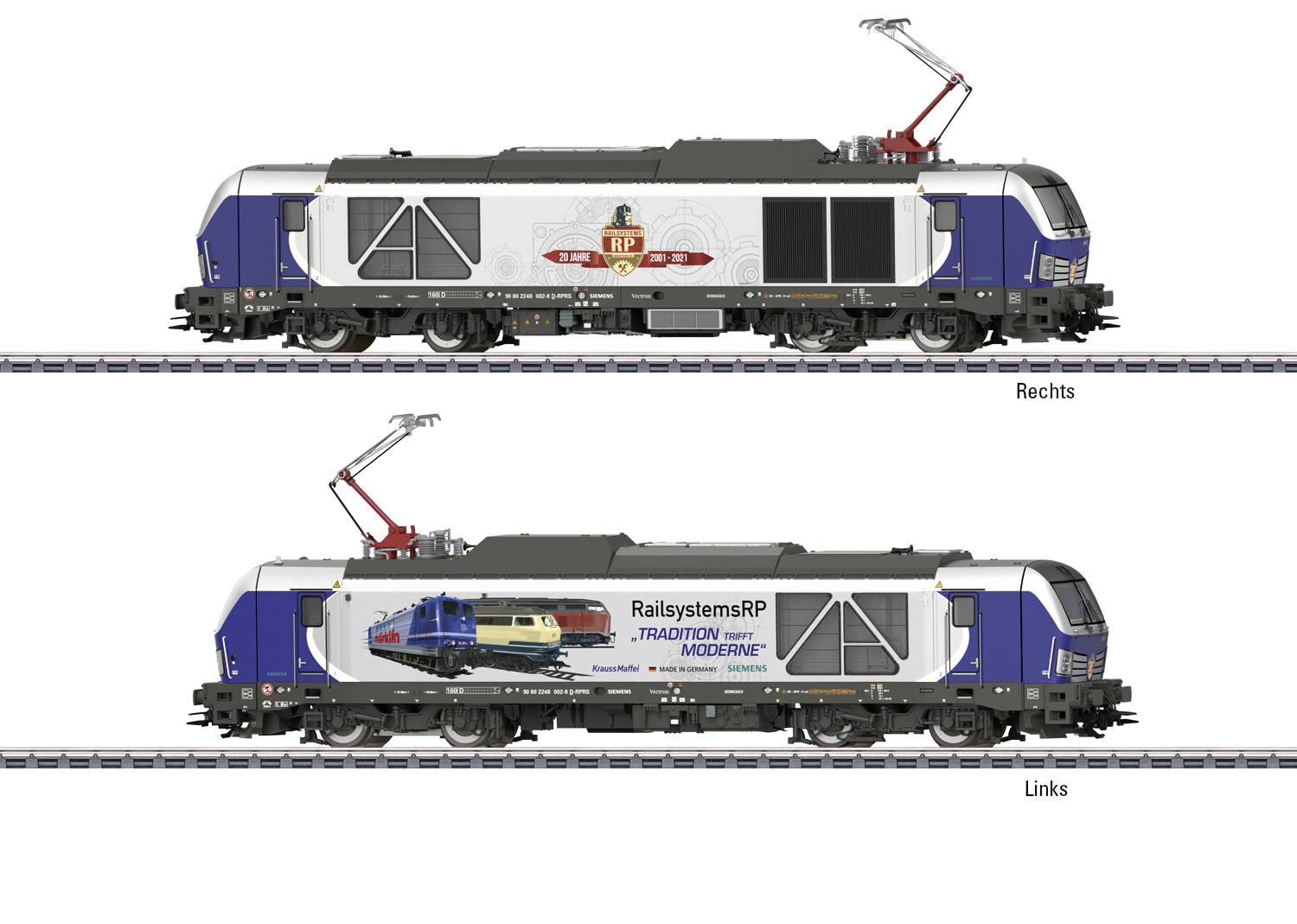 Märklin 39291 H0 Vectron Dual-mode BR 248 de la Railsys RP