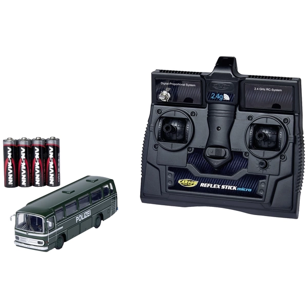 Carson Modellsport 504151 1:87 MB Bus O 302 Polizei 2.4G 100% RTR 1:87 Auto RC électrique Bus Carson Modellsport 504151 1:87 MB Bus O 302 Polizei 2.4G 100% RTR 1:87 Auto RC électrique Bus