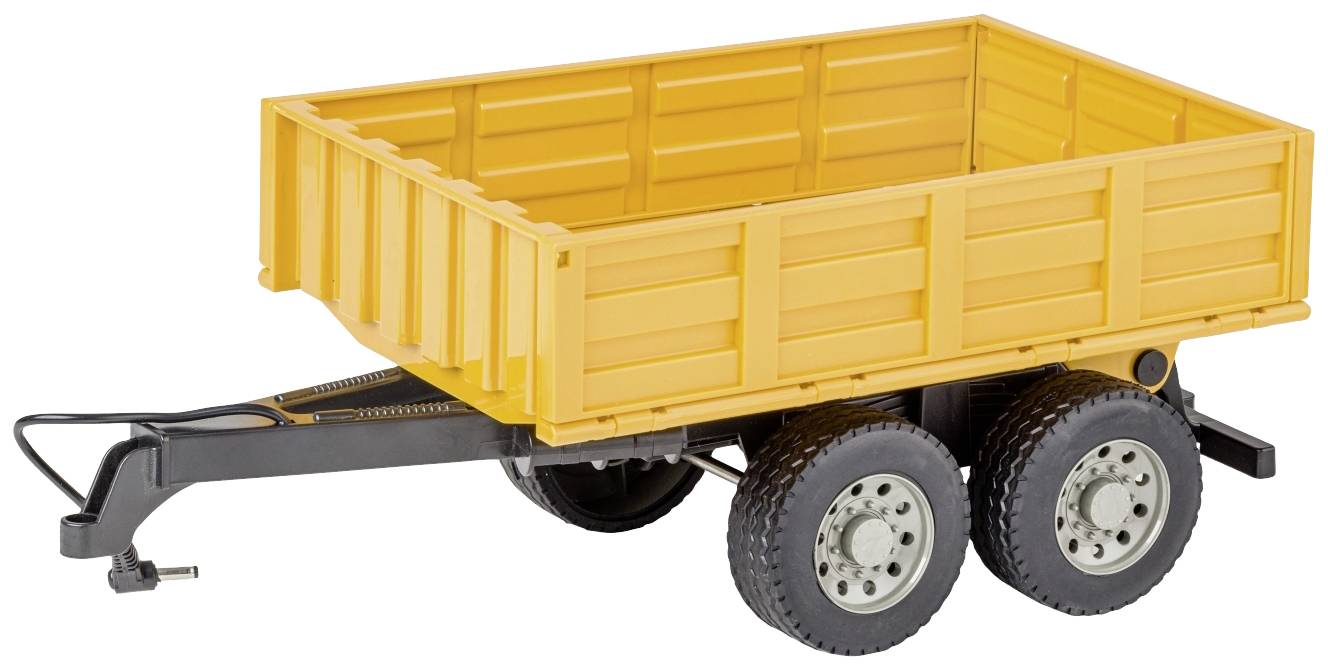 Carson Modellsport 1:16 Anhänger für RC Traktor gelb 1:16 Remorque