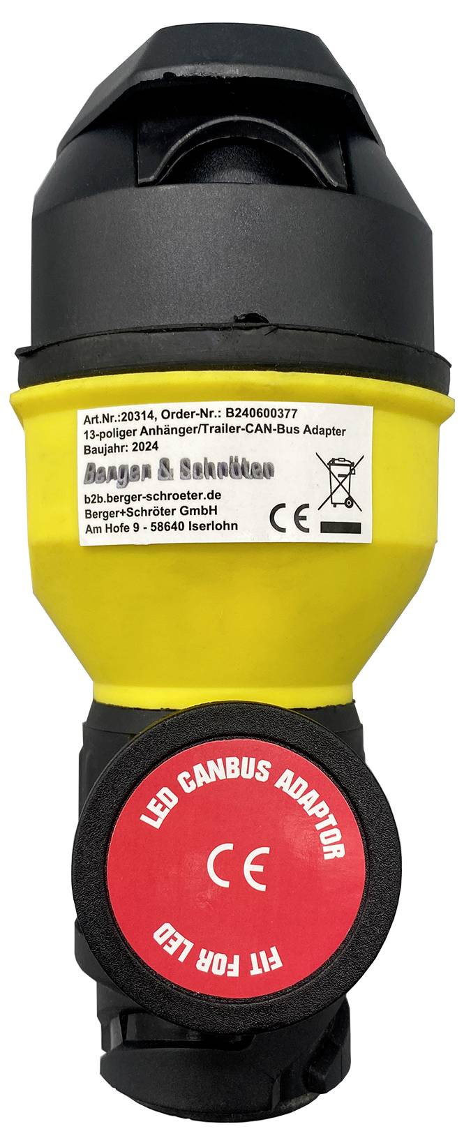 Berger & Schröter Boîte de raccordement prise mâle 13 pôles