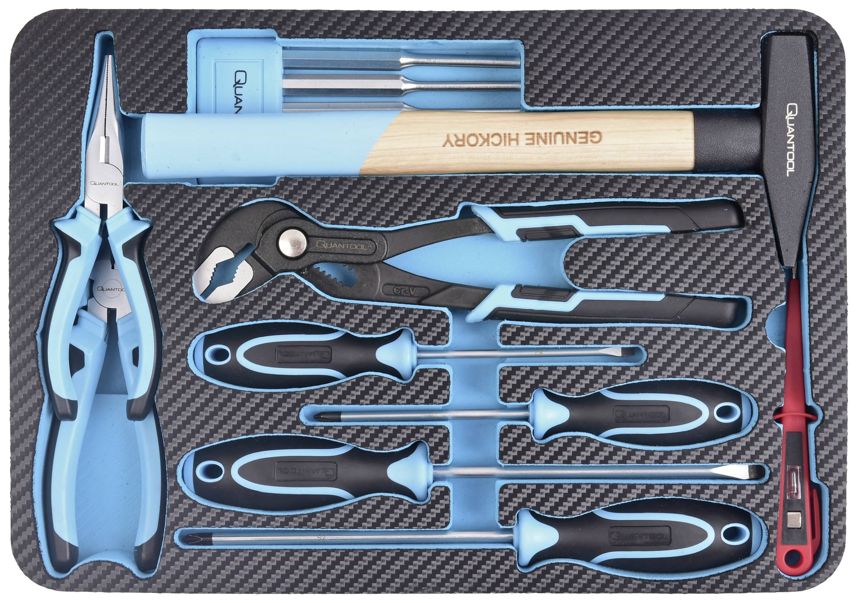 Brüder Mannesmann QUANTOOL - Maritime Edition Q25150 Jeu d'outils 48 pièces