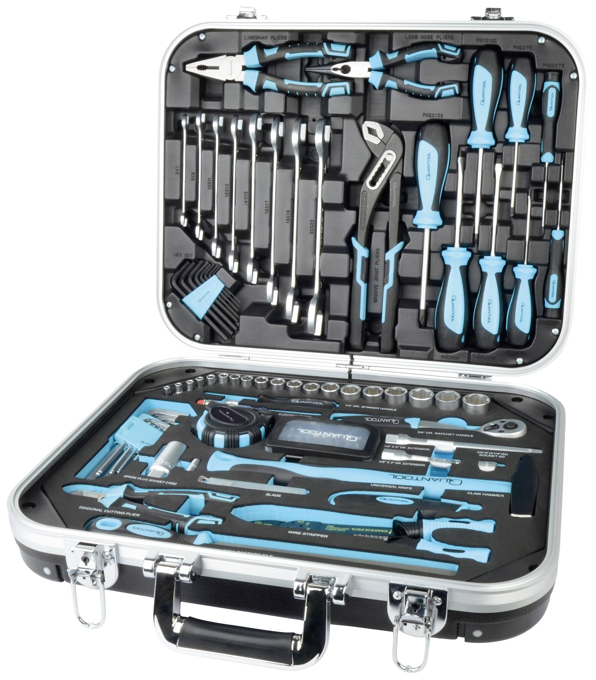 Brüder Mannesmann QUANTOOL Q25100 Jeu d'outils 110 pièces